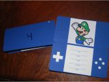 Nintendo Ds Birthday Party Invitations Excellent Nintendo 3ds Mario and Luigi for Efficient