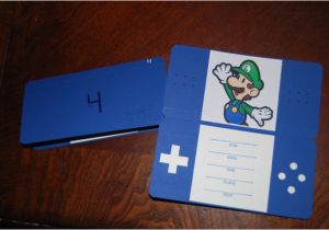 Nintendo Ds Birthday Party Invitations Excellent Nintendo 3ds Mario and Luigi for Efficient