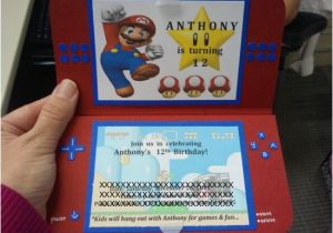 Nintendo Ds Birthday Party Invitations Teehee4two Birthday Invites Sia Style