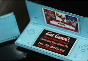 Nintendo Ds Birthday Party Invitations Video Games Birthday Party Ideas Ideas Video Game Party