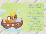 Noah S Ark Birthday Invitations Noah 39 S Ark Invitation Birthday or Baby Shower Digital File