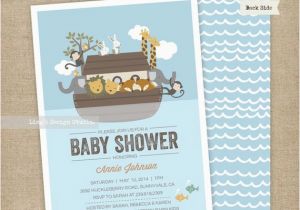 Noah S Ark Birthday Invitations Noah 39 S Ark Invitations Noah 39 S Ark Baby by Lingsdesignstudio