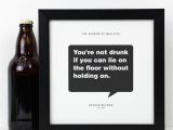 Not On the High Street 40th Birthday Gifts for Him 18th Birthday Gift for Him Personalised 39 Drunk 39 Print by