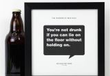 Not On the High Street 60th Birthday Gifts for Him 18th Birthday Gift for Him Personalised 39 Drunk 39 Print by