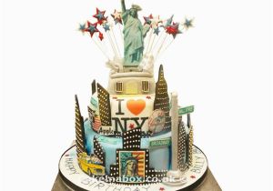 Nyc 40th Birthday Ideas New York Birthday Cake