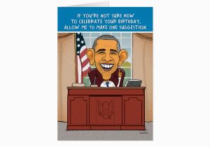 Obama Birthday Cards Funny Obama Birthday Card Zazzle Ca