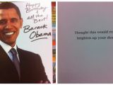 Obama Happy Birthday Card President Obama Happy Birthday Card