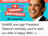 Obama Happy Birthday Card President Obama Happy Birthday Card