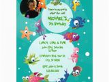 Ocean themed Birthday Invitations Ocean theme Children 39 S Birthday Party Invitation 4 25 Quot X 5