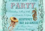 Ocean themed Birthday Invitations Under the Sea Birthday Party Invitations Eysachsephoto Com