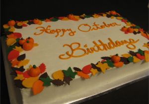October Birthday Gifts for Him 5 Happy October Birthday Cake Cakes Photo Fall Birthday