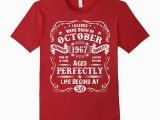 October Birthday Gifts for Him Mens Legend October 1967 Vintage Gift Ideas 50th Birthday