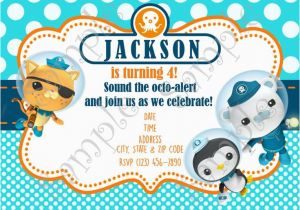 Octonauts Birthday Invites 17 Best Images About Octonauts Birthday On Pinterest