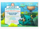 Octonauts Birthday Invites Octonauts Birthday Invitations Octonauts Birthday