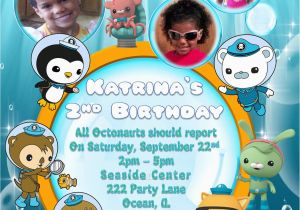 Octonauts Birthday Invites Octonauts Birthday Invitations