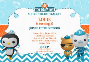 Octonauts Birthday Invites Octonauts Birthday Invitations Template Budget Template Free