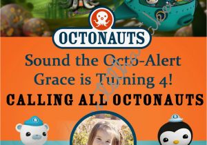 Octonauts Birthday Party Invitations Moments that Take My Breath Away Grace 39 S 4th Birthday