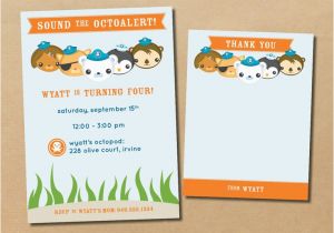 Octonauts Birthday Party Invitations Octonauts Birthday Invitation Octonauts Party