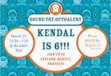 Octonauts Birthday Party Invitations Octonauts Birthday Party Decorations Ideas Diy Party