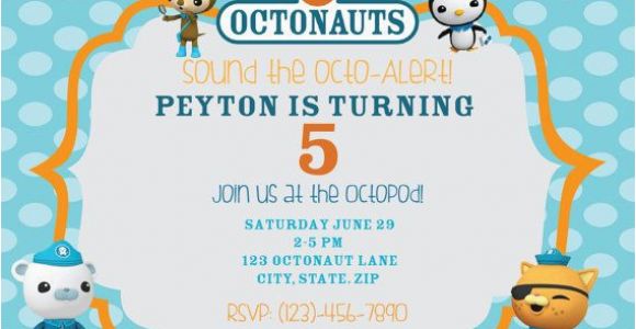 Octonauts Birthday Party Invitations Octonauts Birthday Party Invitations Cimvitation