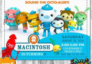 Octonauts Birthday Party Invitations Octonauts Invitation Octonauts Birthday Octonauts Invite