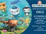 Octonauts Birthday Party Invitations Octonauts Party Invitations Cimvitation