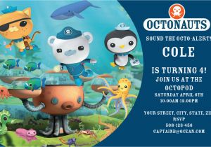 Octonauts Birthday Party Invitations Octonauts Party Invitations Cimvitation