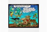 Offbeat Birthday Cards Vegan Pirahanas Funny Offbeat Cartoon Gifts Greeting Card