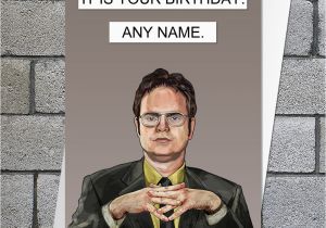 Office Birthday Card American Office Birthday Card Dwight Schrute Fan Art