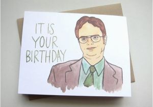 Office Birthday Card Dwight Schrute the Office Birthday Card