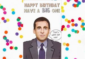 Office Birthday Card Michael Scott the Office Tv Show Birthday Card Dwight