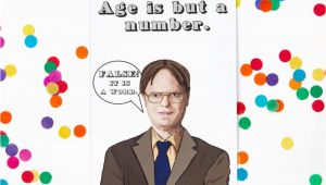 Office Birthday Card the Office Birthday Card Dwight Schrute Michael Scott Jim