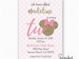 Oh toodles Birthday Invitations Minnie Mouse Birthday Invitations Polka Dots Girls Party