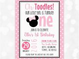 Oh toodles Birthday Invitations Oh toodles Birthday Invitation Girl by Sassygraphicsdesigns