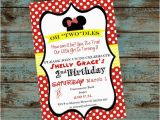 Oh toodles Birthday Invitations Oh toodles Minnie Mouse 2nd Birthday Party Invitation
