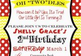 Oh toodles Birthday Invitations Oh toodles Minnie Mouse 2nd Birthday Party Invitation