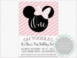 Oh toodles Birthday Invitations Oh toodles Minnie Mouse Birthday Party Invite by