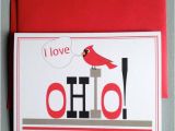 Ohio State Birthday Card Items Similar to Ohio Greeting Card Ohio State Greeting