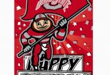 Ohio State Birthday Card Ohio State Buckeyes Greeting Card Birthday 4 Bucknut