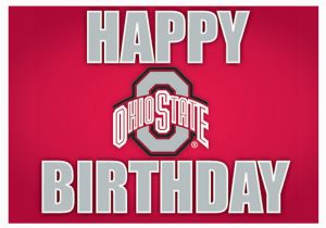 Ohio State Birthday Card Ohio State Buckeyes Happy Birthday Card 21230278