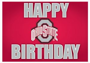 Ohio State Birthday Card Ohio State Buckeyes Happy Birthday Card 21230278