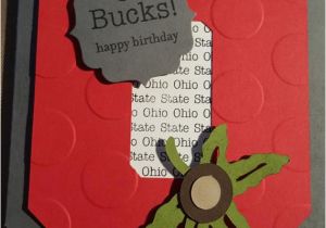 Ohio State Birthday Card Osu Ohio State Go Bucks Happy Birthday Greeting Card Osu Card