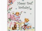 Old Fashioned Birthday Cards Old Fashioned Baby 39 S First Birthday Card