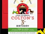 Old Macdonald Had A Farm Birthday Invitations Nealon Design Old Macdonald Farm Birthday Invitation