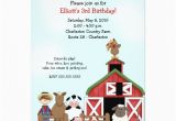 Old Macdonald Had A Farm Birthday Invitations Old Macdonald Eieio Farm Barnyard Birthday Invite Zazzle