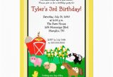 Old Macdonald Had A Farm Birthday Invitations Old Macdonald Farm Eieio 5×7 Birthday Invitation 5 Quot X 7