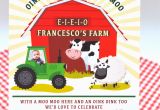 Old Macdonald Had A Farm Birthday Invitations Old Macdonald Had A Farm Birthday Invitations Lijicinu