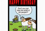 Old People Birthday Cards World Of Cow Birthday Card Old People Zazzle