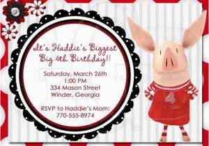 Olivia the Pig Birthday Invitations 1000 Images About Olivia the Pig Birthday Party On Pinterest