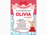 Olivia the Pig Birthday Invitations Olivia Custom Party Invitation Version 2 for Kim You Print